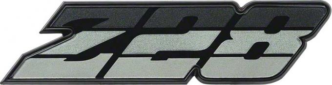 OER 1980 Camaro, Z28 Front Grill Emblem, Tri-Color Green / Black, GM Licensed 14024335