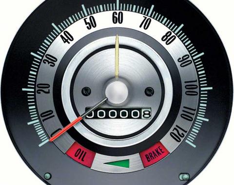 OER 1968 Camaro with Speed Warning Standard 120MPH Speedometer 6481845