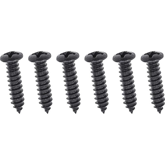 1967-68 Camaro, Headlamp Bezel Mounting Screw Set, Standard Grill, 6 Piece Set
