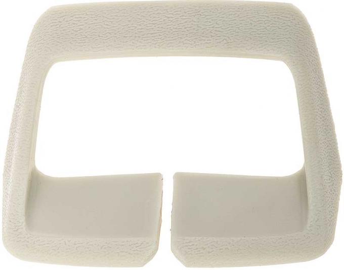 OER 1974-80 Shoulder Harness Seat Belt Retainer - White - Various Models 1708119