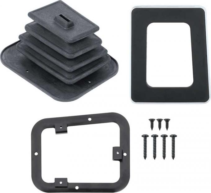 OER 1967-69 Camaro without Console Manual Transmission Shift Plate Kit *R671