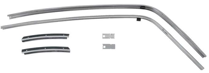 1970-81 Camaro, Firebird, Roof Rail Weatherstrip Channel Retainer Set, 6 Piece Set