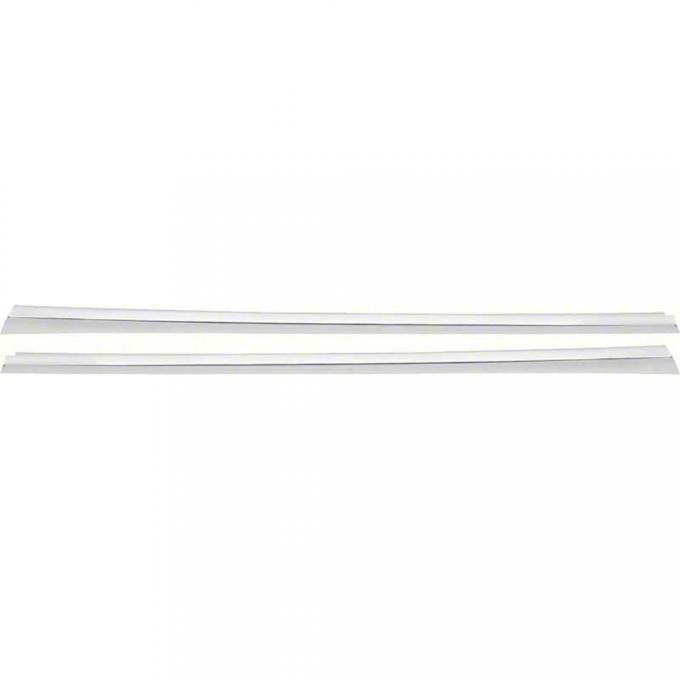 OER 1968 Camaro, Outer Door Ledge Reveal Moldings, Coupe or Convertible, Pair, GM Licensed K257