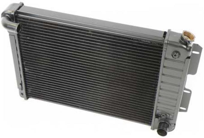 OER 1969 Copo Camaro Big Block V8 with Auto Trans 4 Row Copper/Brass Curved Inlet Radiator Radiator CRD99074A