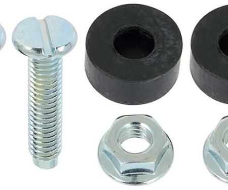 OER 1958-77 Buick, Chevy, Olds, Pontiac, Hood Adjust Bumper and Screw Set, Various Models K551