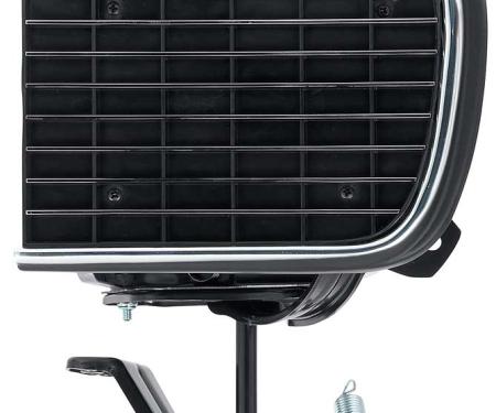 1968 Camaro, Rally Sport Headlight Door Assembly, with Black Door, LH Driver Side