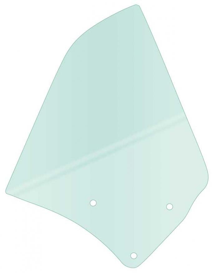 OER 1967-69 Camaro, Firebird, Rear Quarter Glass, Tinted Glass, Convertible, RH Passenger Side QG4043