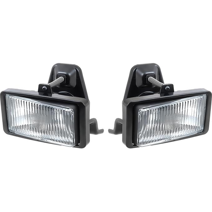 OER 1985-92 Camaro Iroc-Z, Z28, Fog Light Assemblies, with Brackets, RH & LH, Pair *A9400165