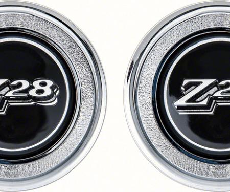OER 1977-79 Camaro Black Z28 Interior Door Panel Emblems K74307