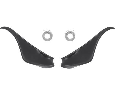 OER 1970-78 Pontiac Trans Am, Front Spoiler Side Extension Kit, Flexible Urethane, With Mounting Studs and Welting, RH & LH, Pair *F15227