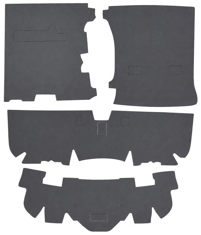 1982-92 Camaro, Firebird, Floor Sound Deadener, 4 Piece Set