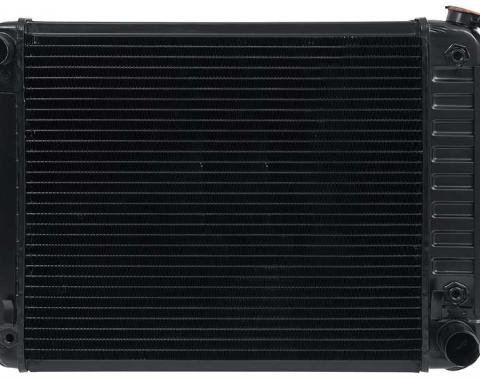 OER 1967-69 Camaro L6 / V8 Small Block with Automatic Trans 4 Row Copper/Brass Radiator CRD3374A