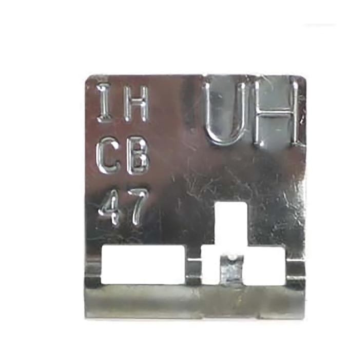 OER 1969 Chevrolet Camaro, Radiator Tag, Code UH (IH, CB, 47), Manual Transmission, Z28 CS6548R