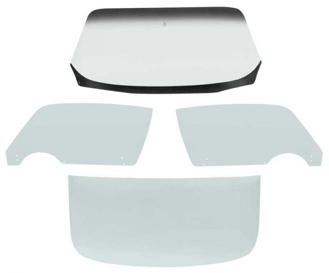 OER 1970-74 F-Body Coupe Glass Kit - Clear *E355C