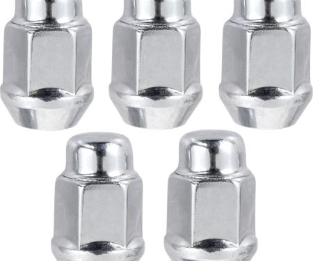 OER Acorn Lug Nut Set, Chrome, 7/16"-20, 5 Piece Set' Various Models 716201