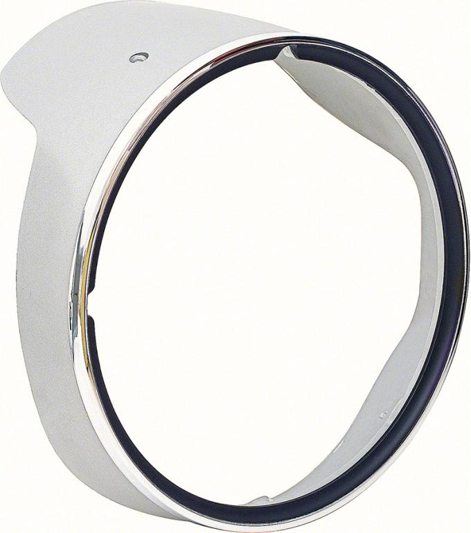 OER 1969 Camaro, Headlamp Bezel, with Chrome Ring, LH Drivers Side 3962901