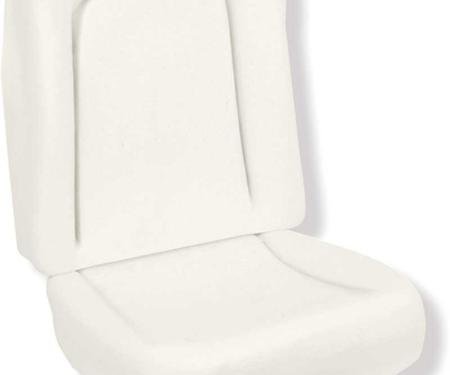 Redline Restomotive® 1967 Chevrolet Camaro Deluxe & 1969 Standard Front Bucket Seat Foam 2 Piece Set