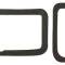 OER 1967-68 Camaro RS, Park Light & Back Up Light Paint Seal Gasket Supplement, 4 Piece Set K928