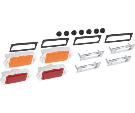OER 1969 Camaro, Front & Rear Side Marker Lamp Kit *R5013