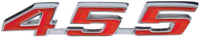 OER 1967-69 Pontiac Firebird, "455" Trunk Lid Emblem, Each FB009A