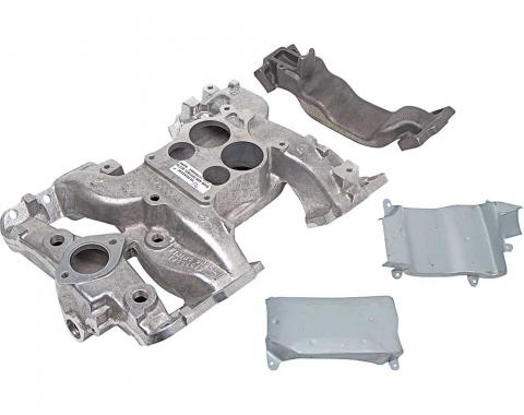 OER 1970 Firebird Trans Am, Ram Air Aluminum Manifold Set, Ported Version 14425