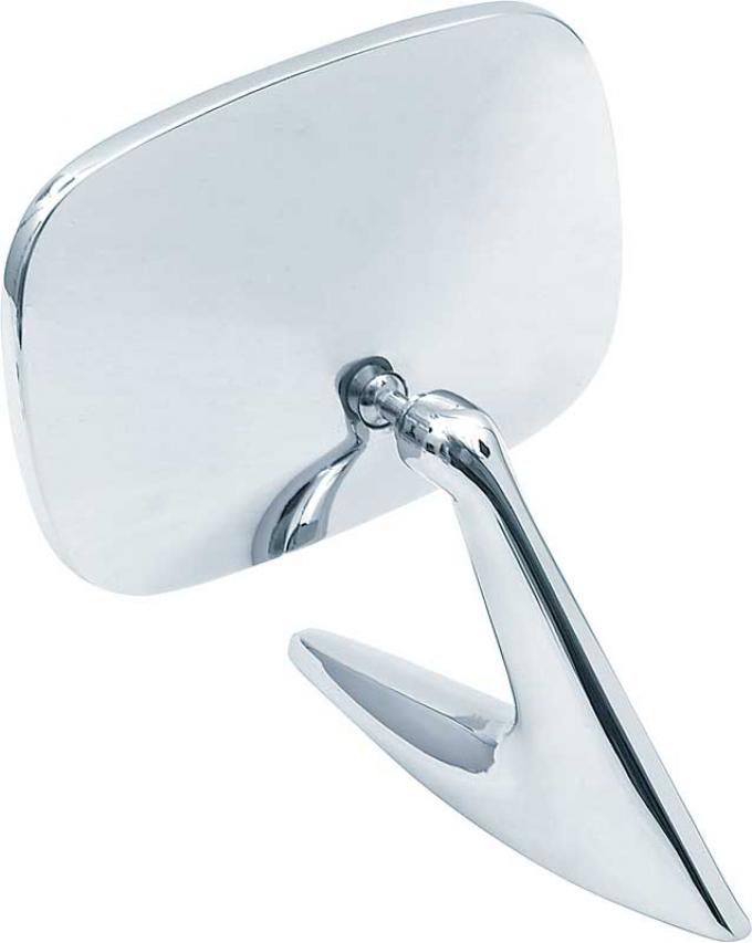 1970-81 Camaro, Firebird, Luv Truck, Standard Outer Door Mirror, Chrome, Manual, RH or LH, Each