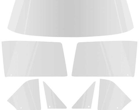 OER 1967 Camaro / Firebird Convertible, 7-Piece Glass Kit, Clear *E352C