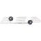 1967-69 Pontiac Firebird,"428" Hood Emblem Set, with Hardware, Pair