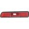 1969 Camaro, Tail Light Lens, Standard, SS, Z28, except RS, LH Drivers Side, GM Licensed
