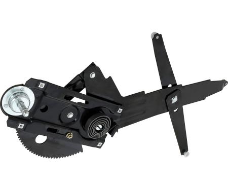 1968-69 Camaro, Firebird, Manual Front Door Window Regulator, with Deluxe Interior, RH Passenger Side