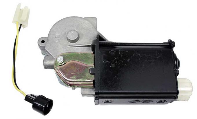 1956-82 Chevrolet, Buick, Oldsmobile, Pontiac, Cadillac, Power Window Motor, Includes Gear & Harness Adapter, New, LH/RH