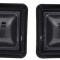 OER 1970-74 Camaro, Firebird, Inner Door Handle Escutcheon, Standard Interior, Black, Pair K470