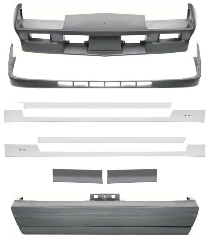 OER 1982-84 Camaro Z28, Complete Ground Effects Kit, 9 Piece Set *C15300