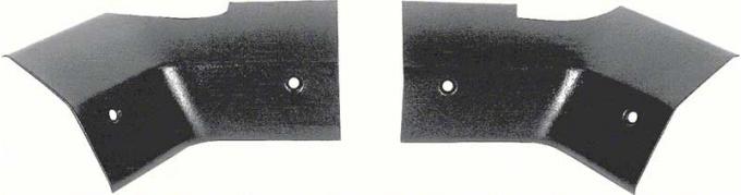 Redline Restomotive® Camaro/Firebird 67-69 Package Tray Corner Trims - Pair LG-00-2419-A