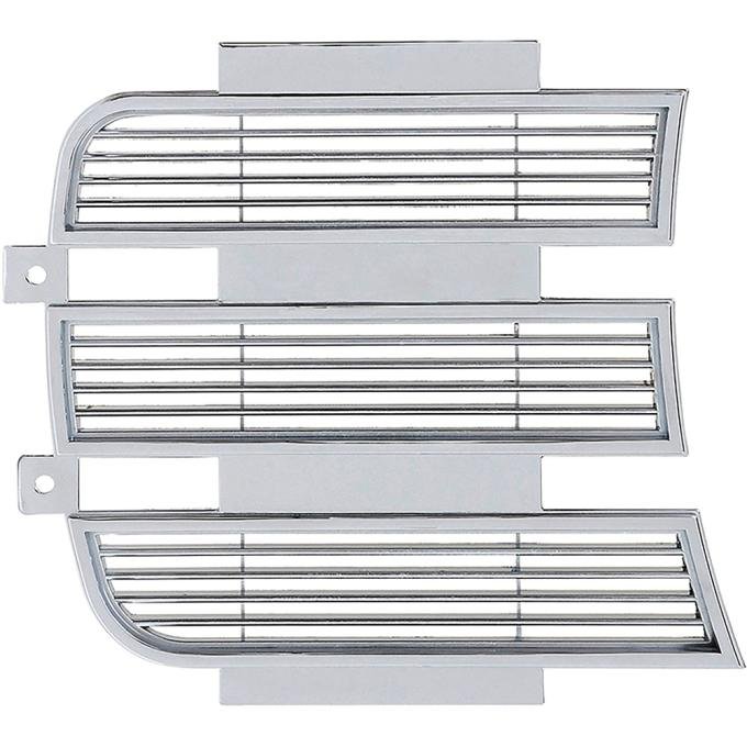 OER 1969 Camaro, RS Inner Headlamp Door, Die-Cast Chrome, RH Passenger Side 3958006