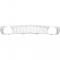 OER 1969 Chevrolet Camaro, Standard Front Grill Assembly, with Chrome Moldings, Argent Silver 3957044