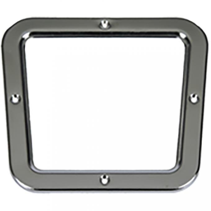 OER 1970-81 Camaro, Firebird, Gearshift Boot Retainer Plate, Manual Transmission, Chrome Plated 3973970C