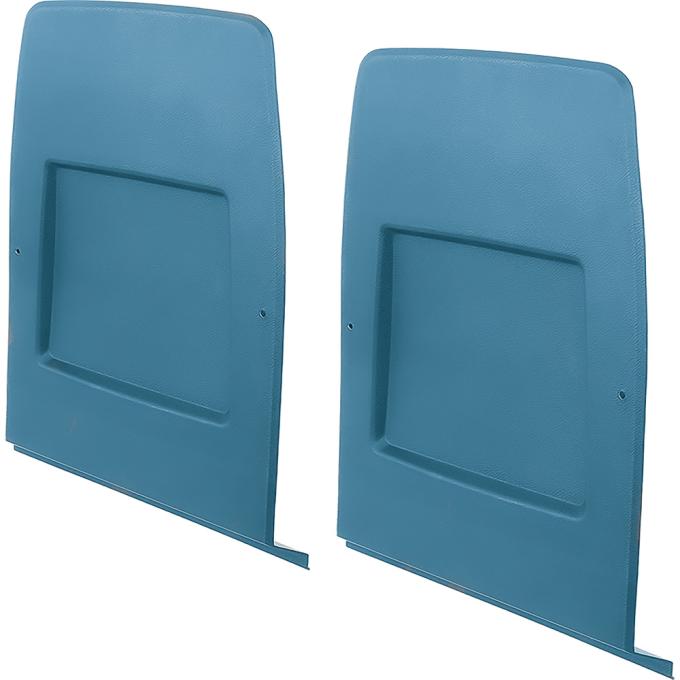 OER 1971-78 Camaro, Firebird, 1973-79 Nova, X-Body, 1971-80 H-Body, Bucket Seat Back Panel Set, Bright Blue K7104