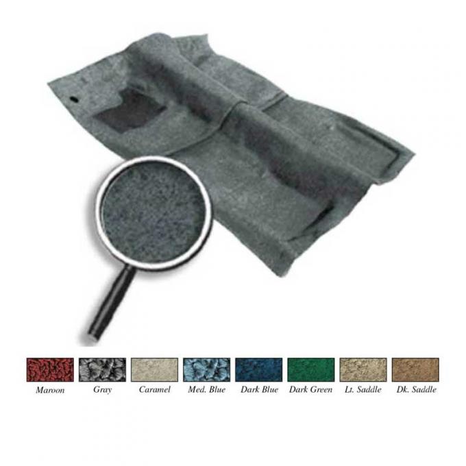 OER 85-92 Camaro/Firebird (Gray) Cut Pile Carpet W/ Console K20849B