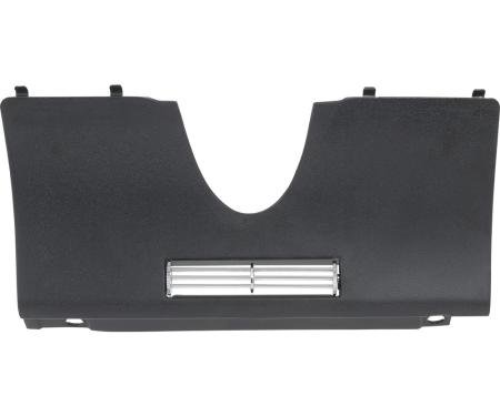 OER 1970-81 Firebird, Trans Am, Lower Steering Column Cover, with Air Conditioning, with Deflector, Black 478996