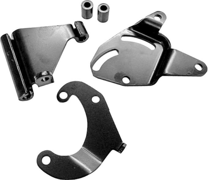OER 1970 Firebird Trans Am, Power Steering Bracket Set, 3 Brackets, 2 Spacers 15765