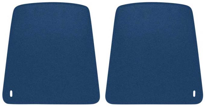 OER 1967, 69 Camaro / Firebird Dark Blue Bucket Seat Back Panels K1051