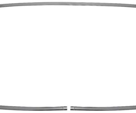 OER 1970-74 Camaro, Firebird, Back Glass Molding Set, "Show Quality Reproduction", C2366