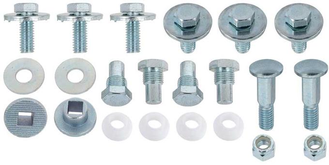 OER 1967-69 Camaro, Firebird, 1968-72 Chevelle, Convertible Top Frame Pivot Bolt and Bushing Set C1000B