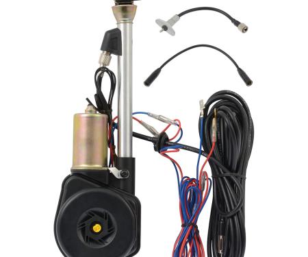 OER 1960-2004 GM, Ford, Lincoln, Mercury, Power Antenna Assembly, with Bulkhead Connector, Universal Fit 88891017