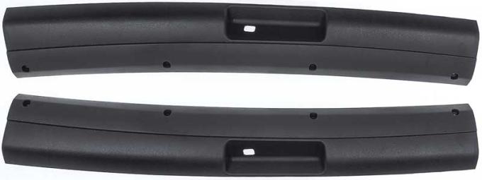 OER 1978-81 Camaro, Firebird, T-Top Latch Moldings, Black, Pair 153033