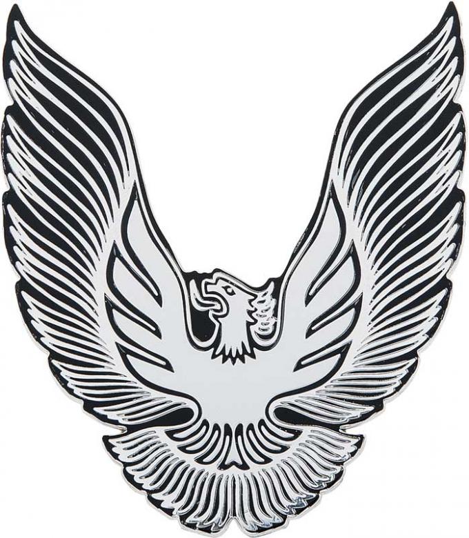 OER 1979-81 Firebird Fuel Filler Door Emblem Silver 5973147