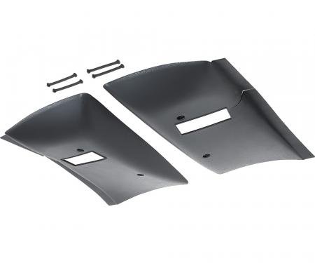 OER 1978-81 Camaro, Firebird, Seat Belt Retractor Covers, T-Top Models, Pair 748852