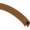1961-72 GM, Interior Door Jamb Windlace, 28" Long Per Side, Dark Saddle, Pair