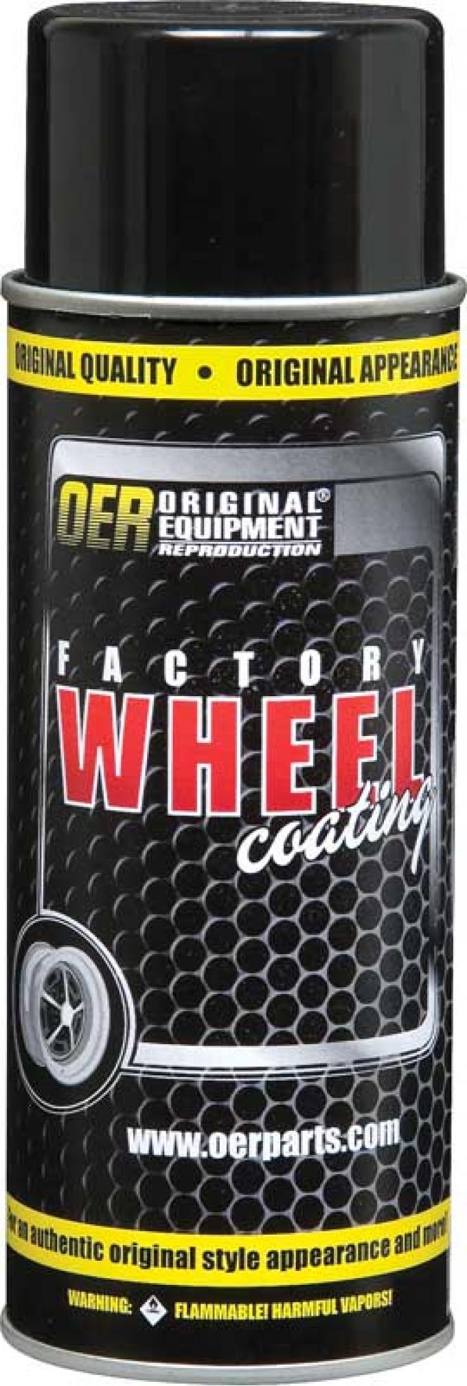 OER Factory Wheel Paint, Low Luster Gray, 16 Oz Aerosol Can (Net Wt. 12 Oz.) K89410
